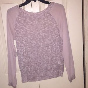 Forever 21 sheer and shimmery sweater!